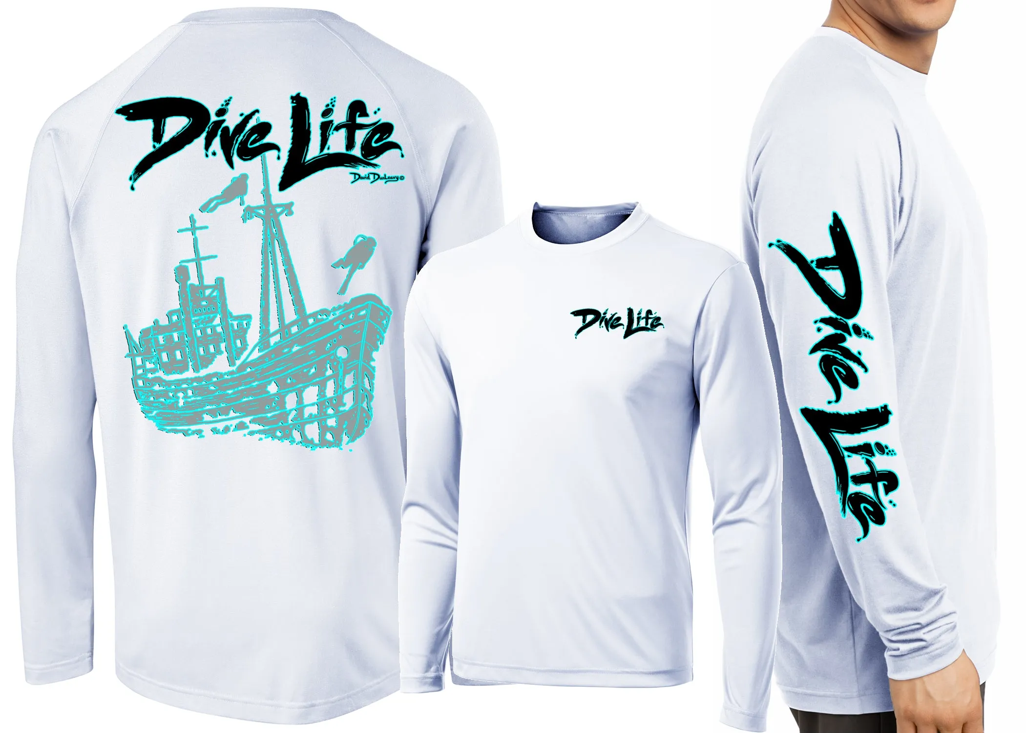 Men’s Performance Dive Life Ship Wreck Long Sleeve